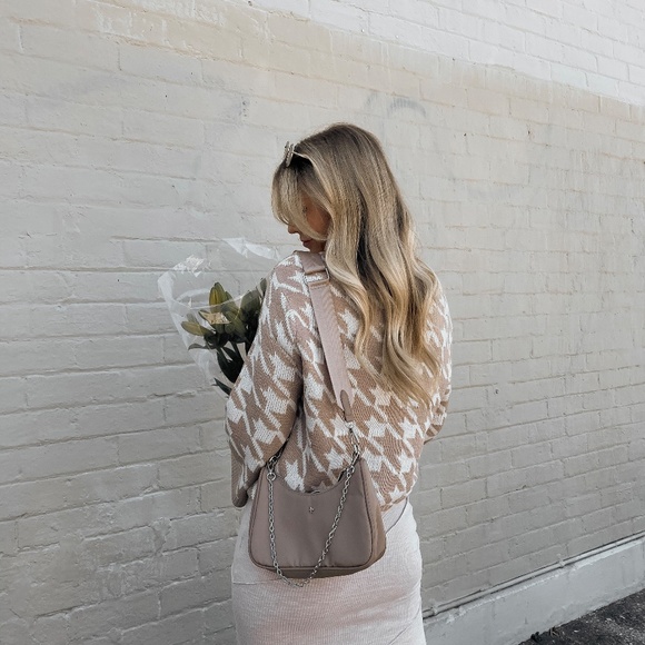 New*Princess Polly Houndstooth Print‎ Sweater - Picture 8 of 10